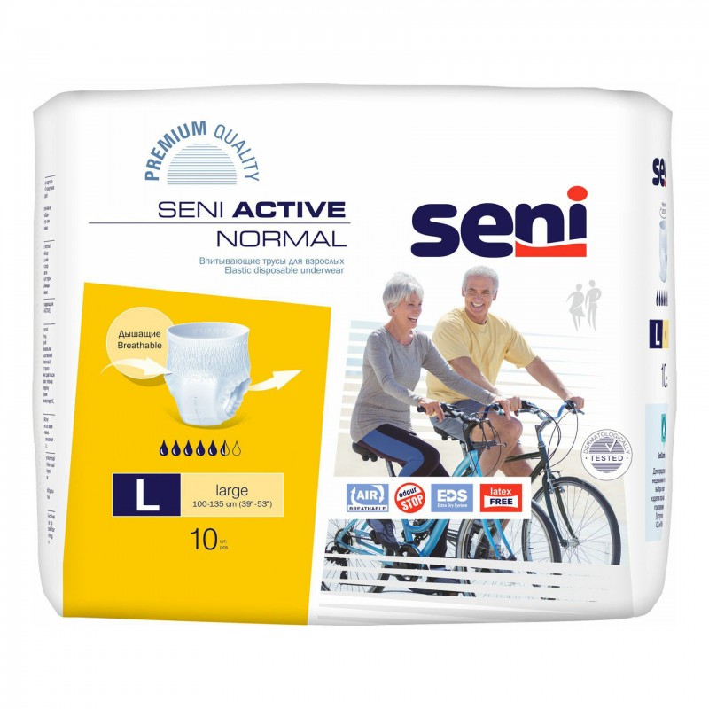 Seni active normal трусы впитывающие размер large