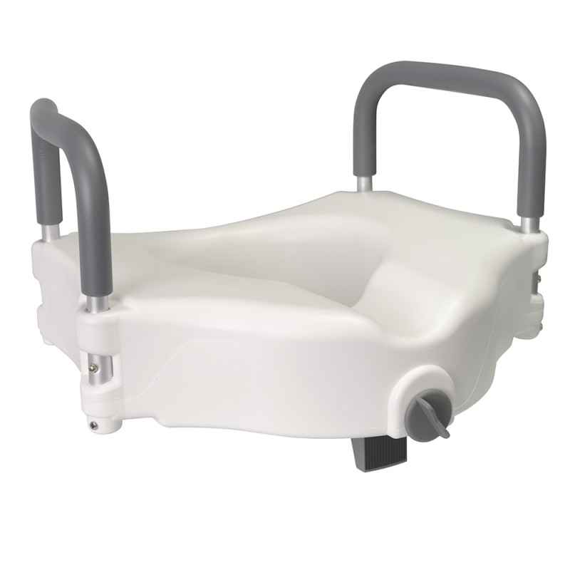 Насадка на унитаз 10528А, с поручнями