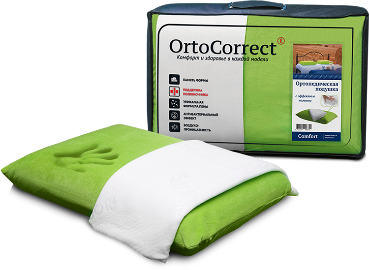 Ортопедическая подушка  "Comfort" (высота 13 см.)